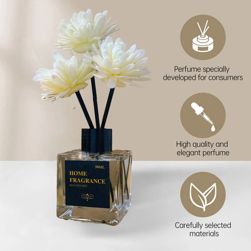 2026 New Fragrance 50ml Reed Diffuser Oil Hilton Shangri-La Hotel Rattan Aromatherapy Air Freshener Home Perfume Essential Oil